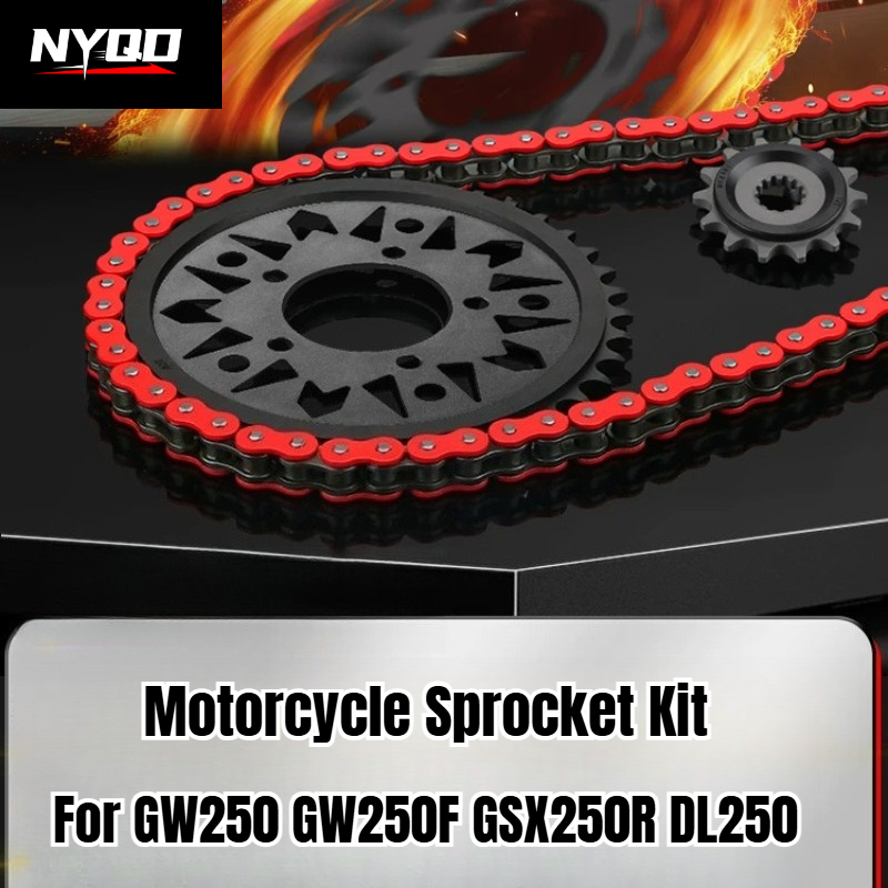 Motorcycle Gear Oil For Chain - Motorfiets 14T 46T tandwiel oliekeerring kettingset