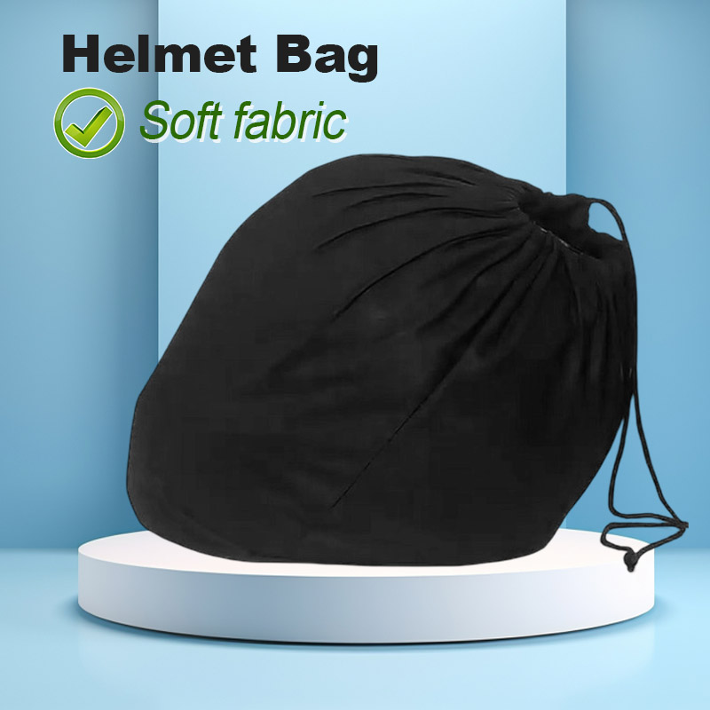 Motorcycle Gear Backpack - Zachte helmtas Pluche zak met trekkoord