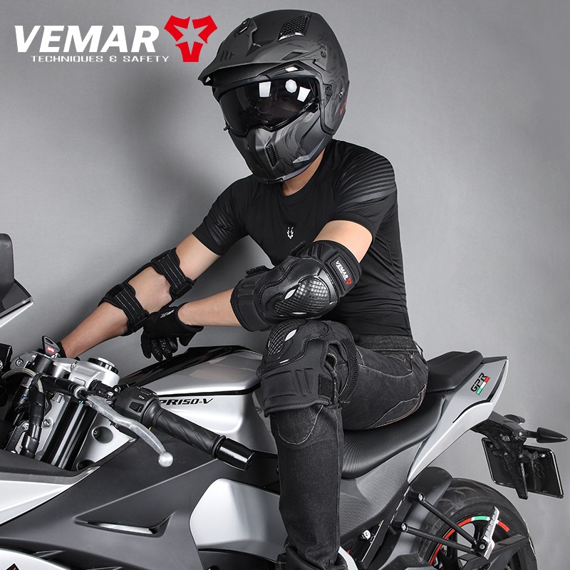 4-delige motorfiets knie- en e - Motorcycle Gear For Woman recensie en prijs